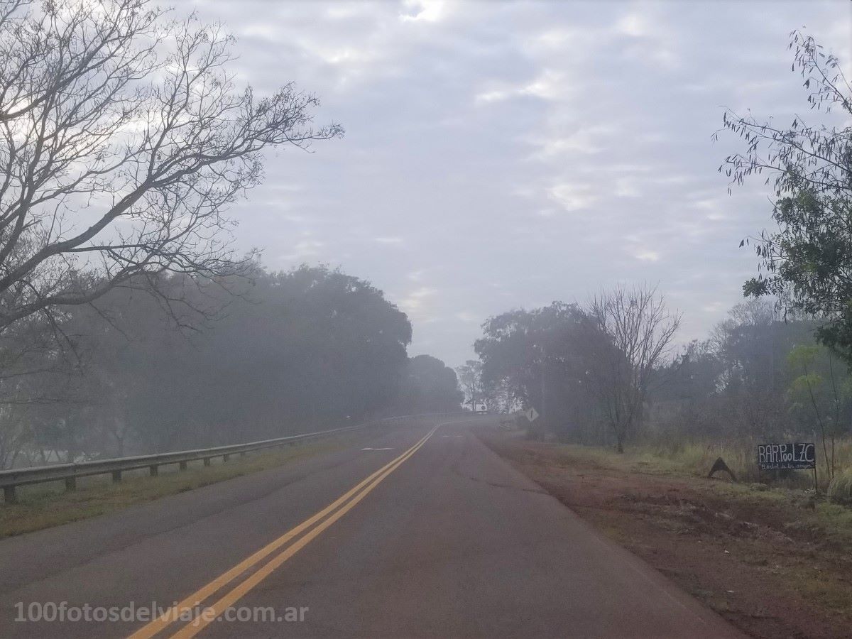Neblina en ruta 103